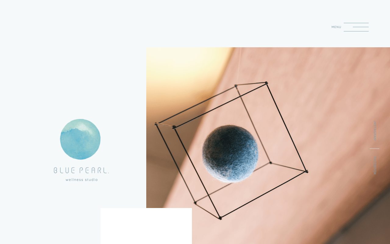 BLUE PEARL公式サイトのトップページ