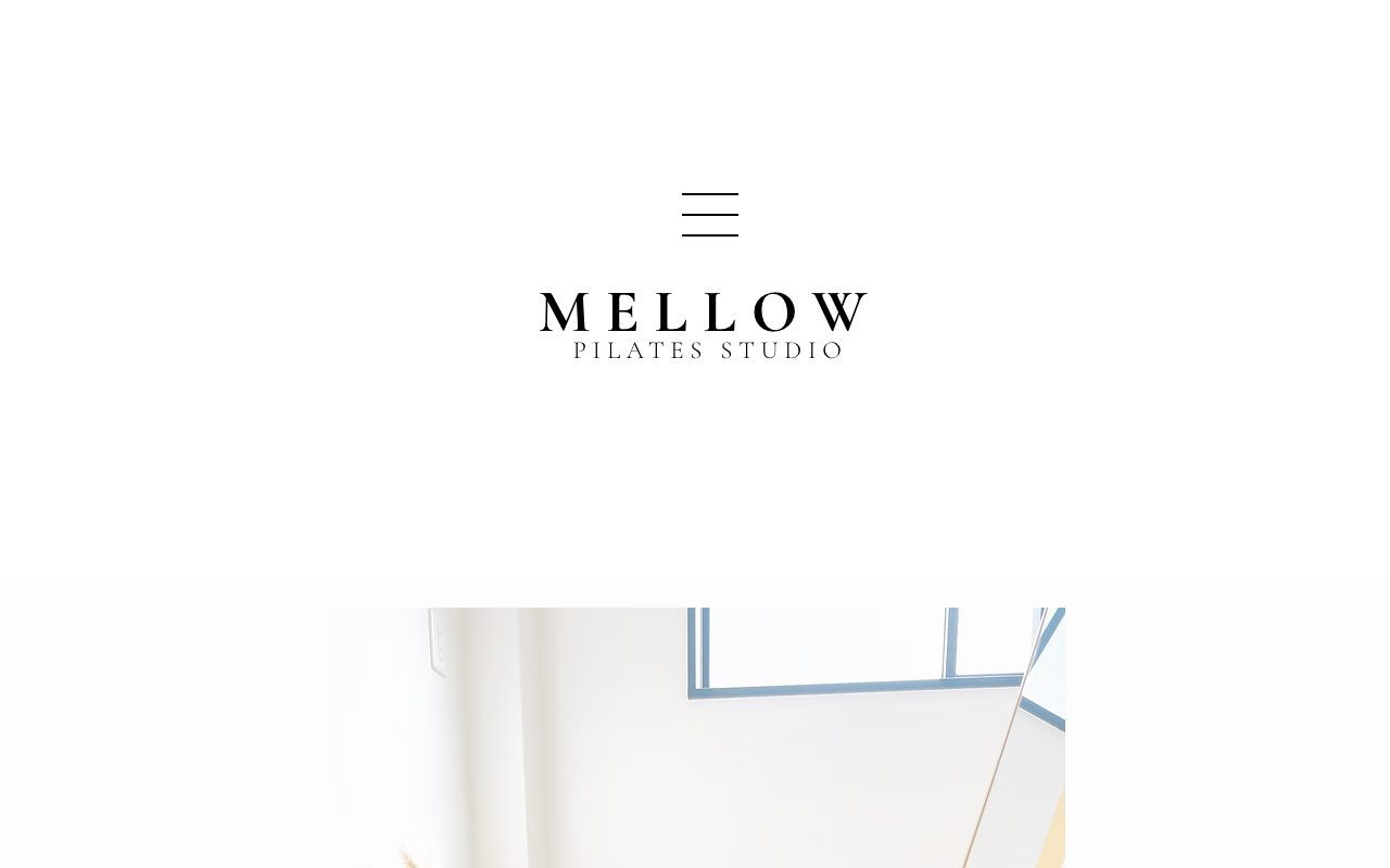 Pilates Studio Mellow公式サイトのトップページ